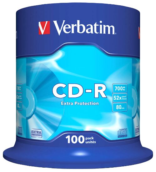 Poza cu CD-R 100/SET VERBATIM 700MB 52X EP 43411