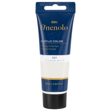 Poza cu CULORI ACRILICE 75ML ALB DELI