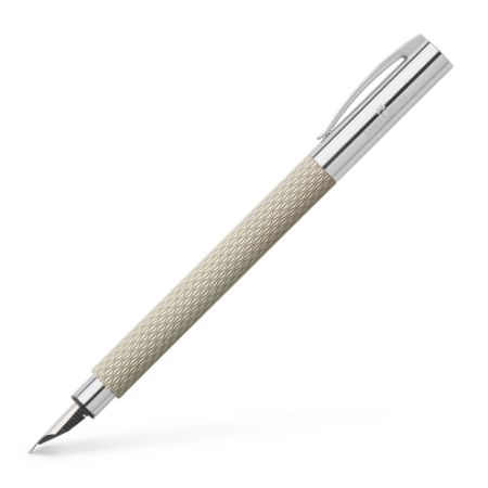 Poza cu STILOU AMBITION OPART WHITE SAND M FABER-CASTELL
