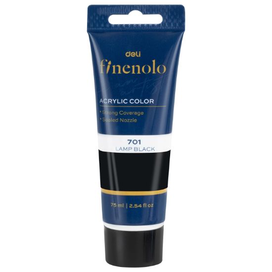 Poza cu CULORI ACRILICE 75ML NEGRU DELI