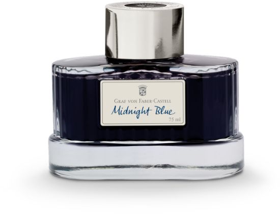 Poza cu CERNEALA 75ML ALBASTRU MIDNIGHT GRAF VON FABER-CASTELL
