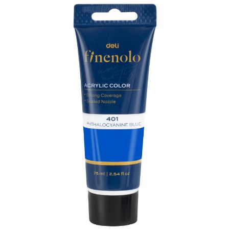 Poza cu CULORI ACRILICE 75ML ALBASTRU CYAN DELI