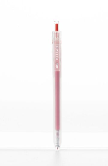 Poza cu PIX CU GEL CU MECANISM 0.5MM ROSU DELIGHT DELI