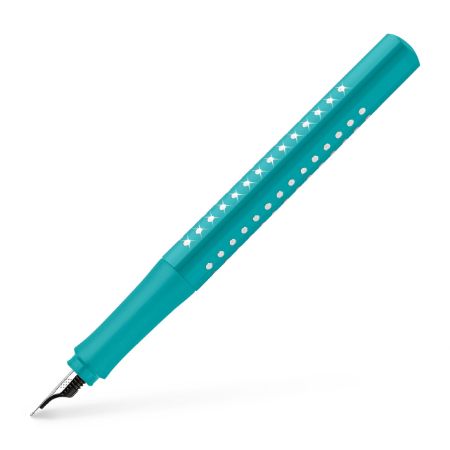Poza cu STILOU SPARKLE TURCOAZ OCEAN METALIC M FABER-CASTELL