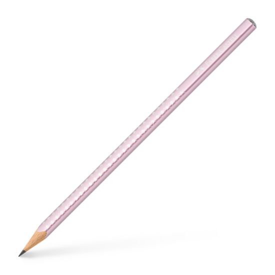 Poza cu CREION GRAFIT B SPARKLE ROSE METALIZAT 2023 FABER-CASTELL