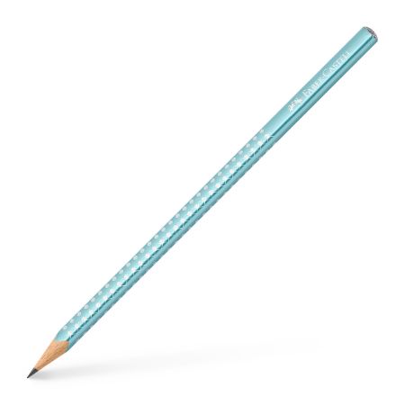 Poza cu CREION GRAFIT B SPARKLE BLEU OCEAN METALIZAT 2023 FABER-CASTELL