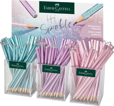 Poza cu DISPLAY 3*48 BUC CREION GRAFIT SPARKLE SPRING 2023 FABER-CASTELL