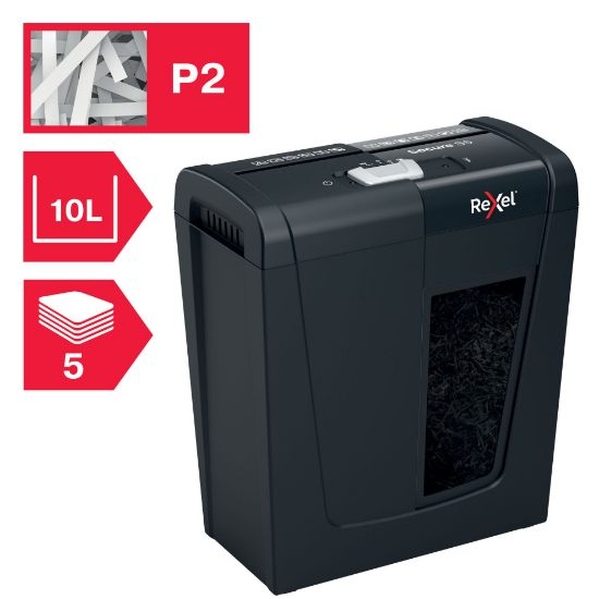 Poza cu DISTRUGATOR DOC MANUAL SECURE S5 STRIP-CUT REXEL