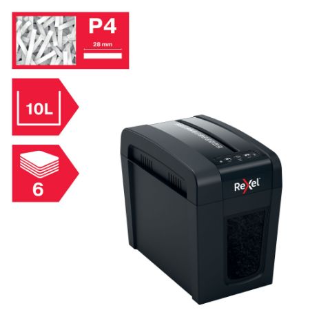 Poza cu DISTRUGATOR DOC MANUAL SECURE X6 SLIM CROSS-CUT REXEL