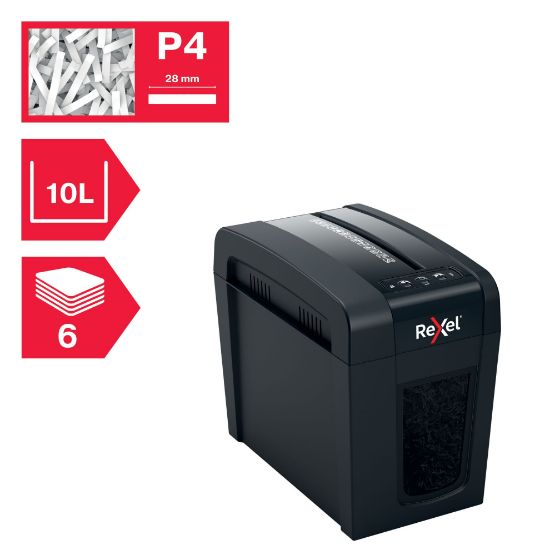 Poza cu DISTRUGATOR DOC MANUAL SECURE X6 SLIM CROSS-CUT REXEL