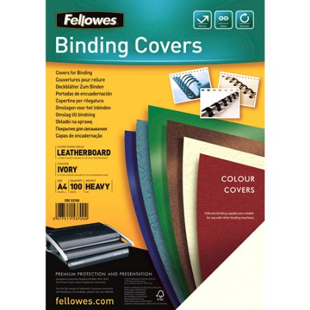 Poza cu COPERTI CARTON A4 CREM 100/TOP FELLOWES