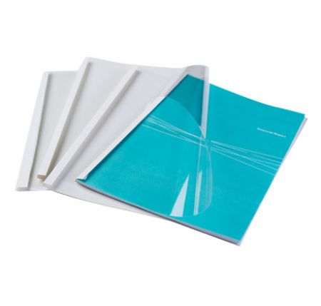 Poza cu COPERTI TERMICE 12MM 150+200G/MP ALBE 100/TOP FELLOWES