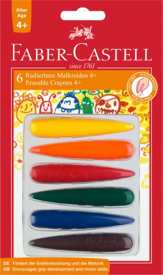 Poza cu CREIOANE CERATE MODEL DEGETE SET 6 FABER CASTELL