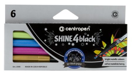 Poza cu MARKERE PERMANENTE CREATIVE SLIM 6/SET CENTROPEN