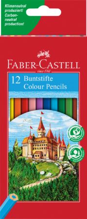 Poza cu CREIOANE COLORATE 12 CULORI FABER-CASTELL