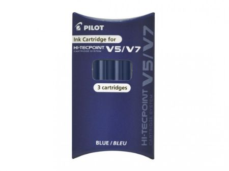 Poza cu REZERVA ROLLER V5/V7 ALBASTRA HI-TECPOINT 3/SET PILOT