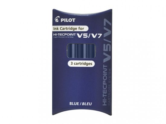 Poza cu REZERVA ROLLER V5/V7 ALBASTRA HI-TECPOINT 3/SET PILOT