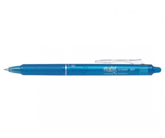 Poza cu ROLLER 0.7MM ALBASTRU DESCHIS CLICKER FRIXION PILOT