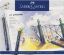 Poza cu CREIOANE COLORATE 24 CULORI GOLDFABER CUTIE METAL FABER-CASTELL