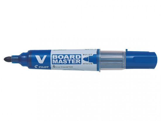 Poza cu MARKER WHITEBOARD ALBASTRU 6MM VARF ROTUND VBOARD PILOT