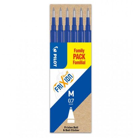 Poza cu MINA ROLLER 0.7MM ALBASTRA 6/SET FRIXION PILOT