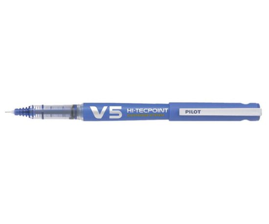 Poza cu ROLLER 0.5MM V5 ALBASTRU HI-TECPOINT PILOT