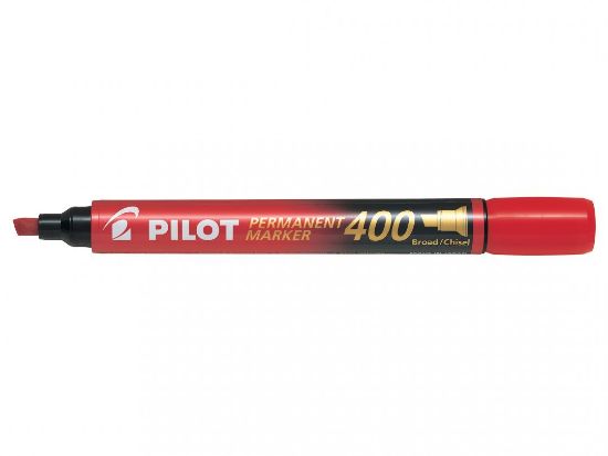 Poza cu MARKER PERMANENT ROSU VARF TESIT 4MM P400 PILOT