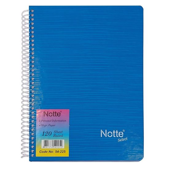 Poza cu CAIET SPIRA A5 120 FILE DICTANDO COPERTA CARTONATA NOTTE