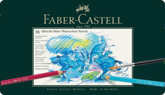 Poza cu CREIOANE COLORATE ACUARELA 36 CULORI A. DURER FABER-CASTELL