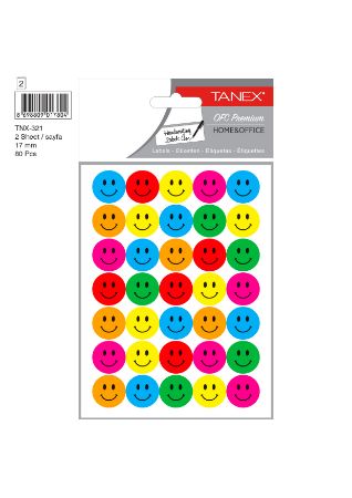 Poza cu STICKER SMILEY ASORTATE 2/SET TNX-321 TANEX