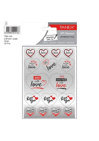 Poza cu STICKER MADE WITH LOVE 2/SET TNX-343 TANEX