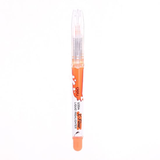 Poza cu TEXTMARKER LICHID PORTOCALIU DELI