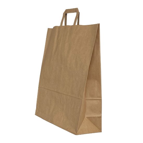 Poza cu PUNGA HARTIE MANER LAT 32 x 12 x 41 CM MARO/MARO PAPIROTI