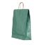 Poza cu PUNGA HARTIE MANER RASUCIT 26 x 12 x 35 CM VERDE/MARO PAPIROTI