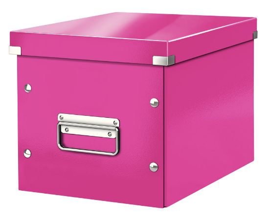 Poza cu CUTIE CLICK&STORE MEDIE CUB ROZ LEITZ