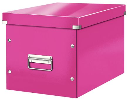 Poza cu CUTIE CLICK&STORE MARE CUB ROZ LEITZ