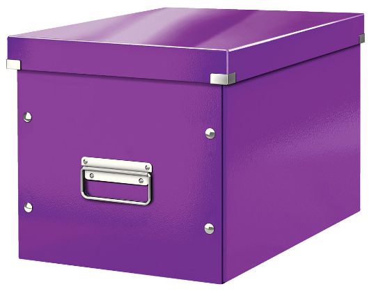 Poza cu CUTIE CLICK&STORE MARE CUB MOV LEITZ