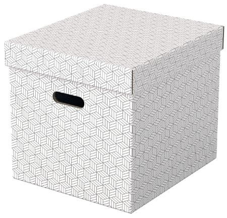 Poza cu CUTIE DEPOZITARE CU CAPAC 36 x 32 x 31CM ALBA RECYCLED FSC 3/SET ESSELTE