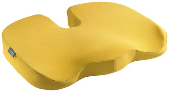 Poza cu PERNUTA ERGONOMICA SCAUN GALBEN CHIHLIMBAR COSY LEITZ
