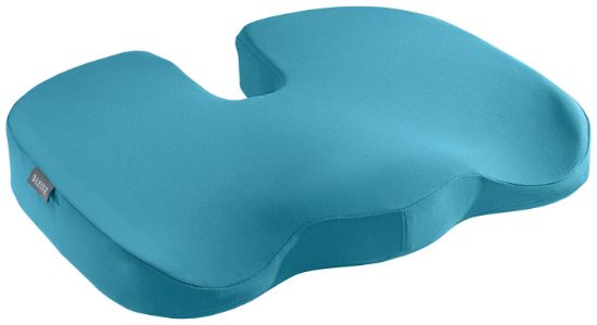 Poza cu PERNUTA ERGONOMICA SCAUN ALBASTRU CELEST COSY LEITZ