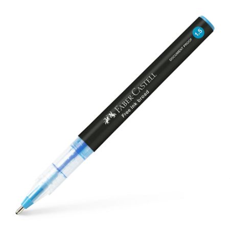 Poza cu ROLLER FREE INK 1.5MM BLEU FABER-CASTELL