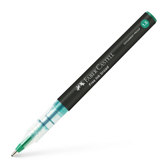 Poza cu ROLLER FREE INK 1.5MM VERDE FABER-CASTELL