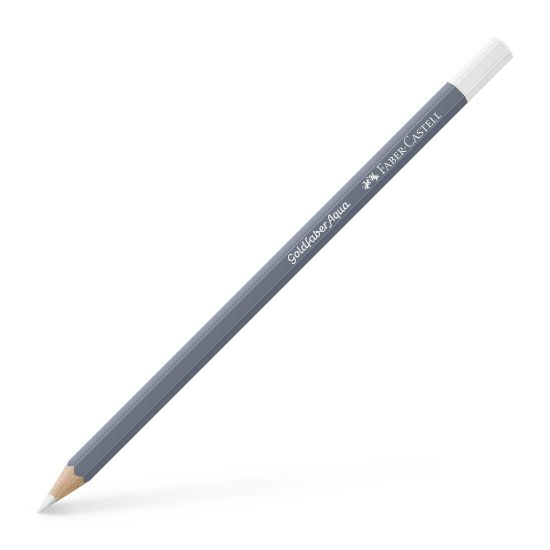 Poza cu CREION COLORAT AQUARELLE ALB 10 GOLDFABER FABER-CASTELL