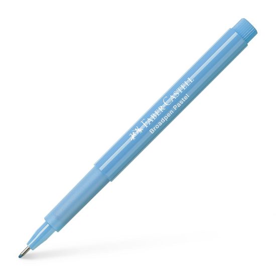 Poza cu LINER 0.8MM BLEU PASTEL BROADPEN 1544 FABER-CASTELL