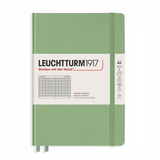 Poza cu CAIET A5 ARITMETICA COPERTA RIGIDA VERNIL PASTEL LEUCHTTURM
