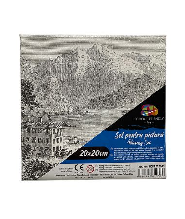 Poza cu PANZA PREDESENATA PE SASIU 20 x 20 CM PEISAJ 2 SF ART PIGNA