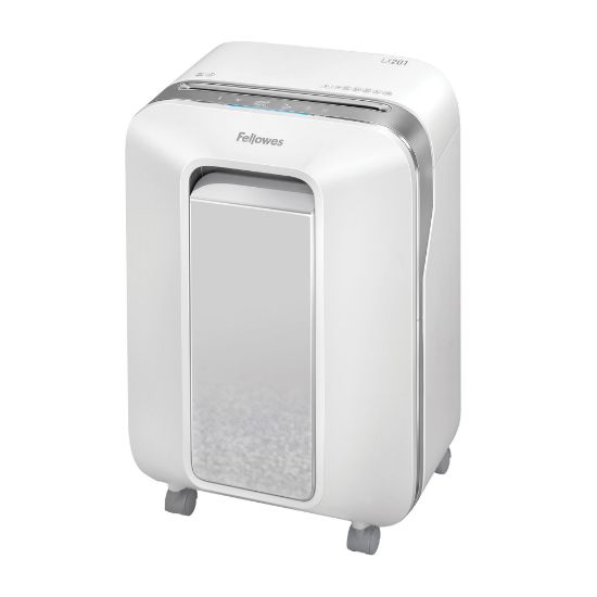 Poza cu DISTRUGATOR DOCUMENTE LX201 MICRO-CUT ALB FELLOWES
