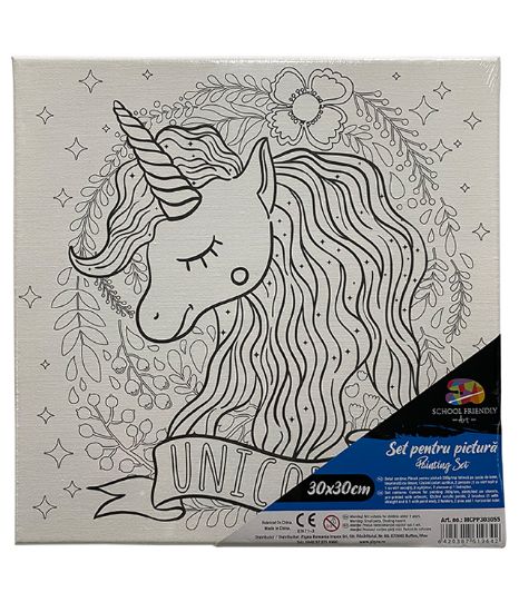 Poza cu PANZA PREDESENATA PE SASIU 30 x 30 CM UNICORN SF ART PIGNA