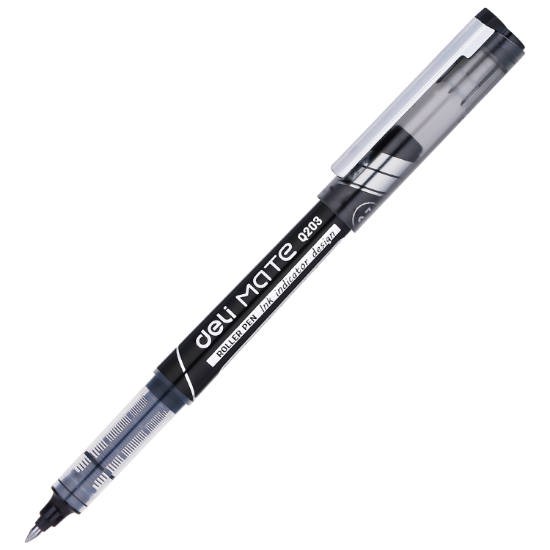 Poza cu ROLLER FREE INK 0.7MM NEGRU DELI