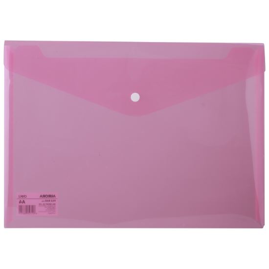 Poza cu MAPA PLASTIC CU BUTON A4 ROSIE DELI